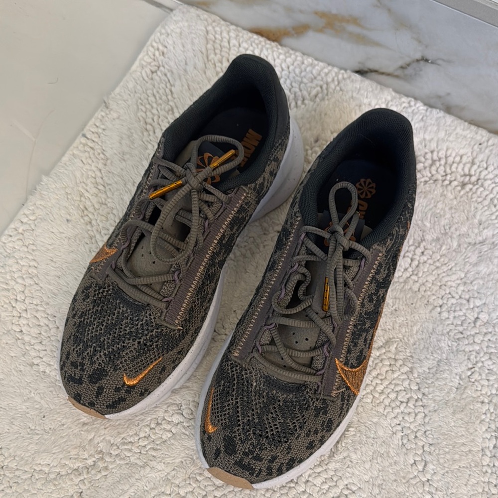 Nike Black and Orange Sneakers